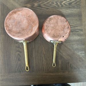 Centuria Baumlin copper pot and pan